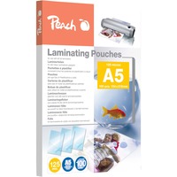 Peach PP525-03 lamineringsfilm A5 100 stk A5, Transparent, 100 stk
