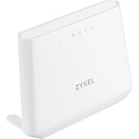 Zyxel DX3301-T0 trådløs router Gigabit Ethernet Dual-band (2,4 GHz / 5 GHz) Hvid Wi-Fi 6 (802.11ax), Dual-band (2,4 GHz / 5 GHz), Ethernet LAN, ADSL, Hvid, Bordplade router