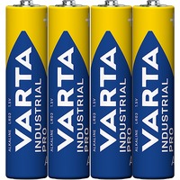 VARTA Industrial AAA Engangsbatteri Alkaline Engangsbatteri, AAA, Alkaline, 1,5 V, 4 stk, Blå