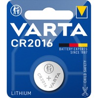 VARTA -CR2016 Husholdningsbatterier Engangsbatteri, CR2016, Lithium, 3 V, 1 stk, Metallic