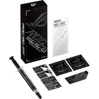 ASUS ROG RG-07 PERFORMANCE THERMAL PASTE KIT kølekomponent Termisk pasta 20 g, Termisk forbindelser og puder Termisk pasta, Sort, 20 g, 1 stk, 157 mm, 68 mm