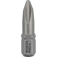 Bosch 2 607 001 514 skruetrækker bit 100 stk 100 stk, Phillips, PH 2, Stål, 25 mm, 25,4 / 4 mm (1 / 4")