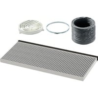 Bosch DWZ2IT1I4 emhætte tilbehør Emhætte, luftudsugningssæt, Konvertering sæt Emhætte, luftudsugningssæt, Grå, Bosch, 300 g, 220 mm, 535 mm