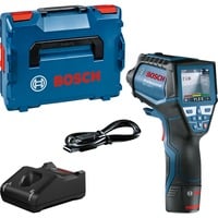 Bosch GIS 1000 C Professional Temperatur fugtighedsmåler, Thermodetektor Blå/Sort, Temperatur fugtighedsmåler, -40 - 1000 °C, 2 °C, -1 - 1%, °C, Kabel & trådløs