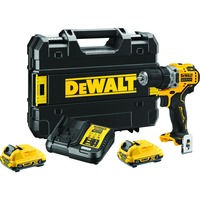 DEWALT DCD701D2-QW, Bore-/ skruemaskine Gul/Sort