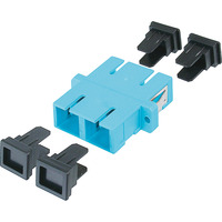 Digitus Fiberoptisk kobling, duplex, SC > SC stik, multimode OM3 Lyseblå