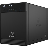 ICY BOX IB-3740-C31 HDD/SSD kabinet Sort 2.5/3.5", Drev kabinet Sort, HDD/SSD kabinet, 2.5/3.5", SATA, Serial ATA II, Serial ATA III, 10 Gbit/sek., USB-tilslutning, Sort