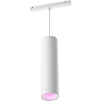 Philips Hue Perifo cylinderpendel, Lampe Hvid, Philips Hue White and Color ambiance Perifo cylinderpendel, Intelligent affjedringslys, Bluetooth, Hvid, Integreret LED, Metal, Hvid