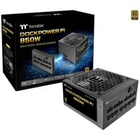 Thermaltake Dockpower FI 850W, PC strømforsyning Sort