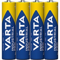 Varta Industrial AAA Engangsbatteri Alkaline Engangsbatteri, AAA, Alkaline, 1,5 V, 4 stk, Blå