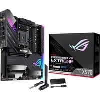 ASUS ROG Crosshair VIII Extreme AMD X570 Stik AM4 Udvidet ATX, Bundkort AMD, Stik AM4, AMD Ryzen™ 3, AMD Ryzen™ 5, AMD Ryzen™ 7, 3rd Generation AMD Ryzen™ 9, AMD Ryzen 9 5th Gen, DDR4-SDRAM, 128 GB, DIMM