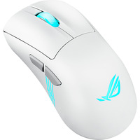 ASUS ROG Keris II Origin WHT mus Spil Højre hånd RF Wireless + Bluetooth + USB Type-A Optisk 42000 dpi, Gaming mus Hvid, Højre hånd, Optisk, RF Wireless + Bluetooth + USB Type-A, 42000 dpi, Hvid