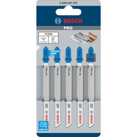 Bosch 2 608 631 017 stiksav, rullesav & sabelsavklinge Stiksavklinger Høj-hastighed stål (HSS) 5 stk Stiksavklinger, Rør, Profil, Blik (medium-tyk), Blik (tyk), Blik (tynd), Høj-hastighed stål (HSS), Blå, Grå, 3 mm, 3 cm