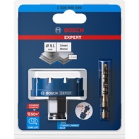 Bosch 2 608 900 500 hulsav Boremaskine 1 stk Enkelt, Boremaskine, Rustfrit stål, Stål, Sort, Blå, 5 mm, 5,1 cm