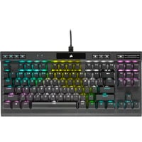 Corsair K70 RGB TKL Renoveret, Gaming-tastatur Sort, Amerikansk layout, Corsair OPX