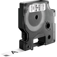Dymo D1 højtydende permanente polyesteretiketter | 12 mm x 5,5 m rulle | Sort print på hvid | Selvklæbende etiketter til LabelManager-etiketprintere | Ægte, Tape Sort, 5 m rulle | Sort print på hvid | Selvklæbende etiketter til LabelManager-etiketprintere | Ægte, Sort på hvid, Polyester, Belgien, -40 - 150 °C, DYMO, LabelManager