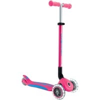 GLOBBER Primo Foldable Plus Lights, Scooter Pink/Lyseblå