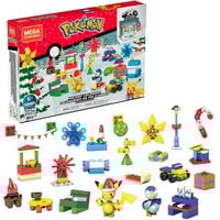 Mattel Pokémon Construx Holiday Calendar, Bygge legetøj Byggesæt, 6 År, Plast, 202 stk