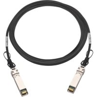 QNAP CAB-DAC15M-SFP28 InfiniBand og fiberoptisk kabel 1,5 m QSFP28 Sort Sort, 1,5 m, QSFP28, QSFP28
