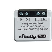 Shelly Plus PM Mini Gen.3 WLAN BT, Måleinstrument 