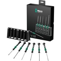 Wera 2035/6 B Elektronisk skruetrækkersæt + stativ Sort/Grøn