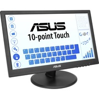 ASUS VT168HR 39,6 cm (15.6") 1366 x 768 pixel WXGA LED Berøringsskærm Sort, LED-skærm Sort, 39,6 cm (15.6"), 1366 x 768 pixel, WXGA, LED, 5 ms, Sort