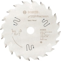 Bosch 2 608 642 385 Ikke kategoriseret, Savklinge Træ, 16,5 cm, 2 cm, 1,3 mm, 1,8 mm, ATB (alternativ topfas)