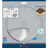 Bosch 2 608 837 726 rundsavklinge 21,6 cm 1 stk Hårdt træ, Blødt træ, Træ, 21,6 cm, 3 cm, 1,2 mm, 7000 rpm, 1,7 mm