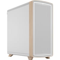 Fractal Design Summit Chalk White Solid, Towerkabinet Hvid/træ