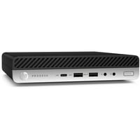 HP ProDesk 600 G5 MP Genanvendt, Mini-PC Sort/Sølv