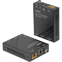 Lindy 70m Cat.6 KVM Extender, HDMI-udvidelse forlænger Sort