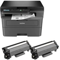 Brother DCP-L2627DWXL Multifunktionsprinter Laser A4 1200 x 1200 dpi 32 sider pr. minut Wi-Fi mørk grå, Laser, Monoprint, 1200 x 1200 dpi, A4, Direkte udskrivning, Sort