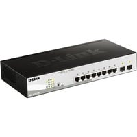 D-Link DGS-1210-10P/E, Switch grå/Sort