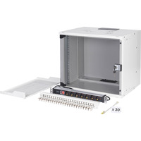 Digitus Netværkssæt SOHO Pro 19" 540x400 mm (BxD), IT kabinet Lys grå