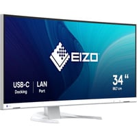 EIZO FlexScan EV3451X-WT, LED-skærm Hvid