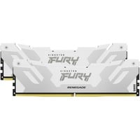 Kingston FURY FURY 32 GB 8000 MT/s DDR5 CL38 DIMM (sæt med 2) Renegade, hvid XMP, Hukommelse Hvid, hvid XMP, 32 GB, 2 x 16 GB, DDR5, 288-pin DIMM