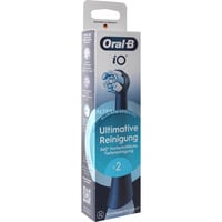 Procter & Gamble Oral-B iO Ultimative Reinigung 2er, Børstehoved Sort, 2 stk, Sort, 3 måned(er), Oral-B, iO, 212 mm