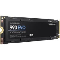 Samsung 990 EVO 1 TB M.2 PCI Express 4.0 NVMe V-NAND TLC, Solid state-drev 1 TB, M.2, 5000 MB/s