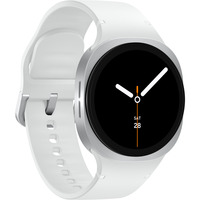 Samsung Galaxy Watch 8 3,3 cm (1.3") AMOLED 40 mm Digital 438 x 438 pixel Berøringsskærm Sølv Wi-Fi GPS (satellit), SmartWatch Sølv, 3,3 cm (1.3"), AMOLED, Berøringsskærm, 32 GB, GPS (satellit), 30 g