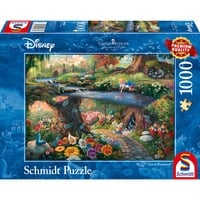 Schmidt Spiele Thomas Kinkade: Painter of Light - Disney - Alice i Eventyrland, Puslespil 