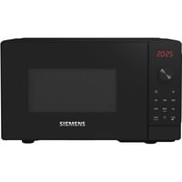 Siemens iQ300 FF023LMB2 mikrobølgeovn Sort Solo mikroovn Bordplade 20 L 800 W Sort, Bordplade, Solo mikroovn, 20 L, 800 W, Indbygget skærm, LED
