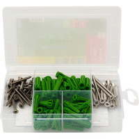 fischer Profi-Box Spreizdübel SX Plus Green, Dyvel lysegrøn