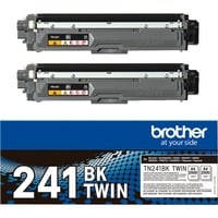 Brother TN-241BKTWIN tonerpatron 2 stk Original Sort 2500 Sider, Sort, 2 stk