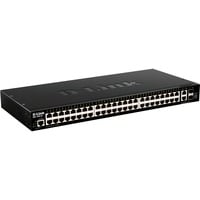 D-Link DGS-1520-52/E netværksswitch Administreret L3 10G Ethernet (100/1000/10000) 1U Sort Administreret, L3, 10G Ethernet (100/1000/10000), Stativ-montering, 1U