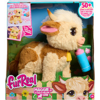 Just Play FurReal Maggie, Plysdyr Ko, 4 År, Interaktiv, AA, Batterier inkluderet
