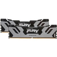Kingston FURY FURY 96 GB 6000 MT/s DDR5 CL32 DIMM (sæt med 2) Renegade Silver XMP, Hukommelse Sølv/Sort, 96 GB, 2 x 48 GB, DDR5, 288-pin DIMM