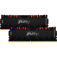 Kingston FURY FURY Renegade RGB hukommelsesmodul 16 GB 2 x 8 GB DDR4 3200 Mhz Sort, 16 GB, 2 x 8 GB, DDR4, 3200 Mhz, 288-pin DIMM