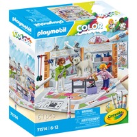PLAYMOBIL Color Hundesalon, Bygge legetøj 