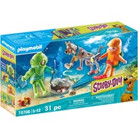 PLAYMOBIL SCOOBY-DOO! Adventure with Ghost of Captain Cutler, Bygge legetøj 5 År, Flerfarvet, Plast