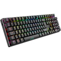 Sharkoon SKILLER SGK36W, Gaming-tastatur Sort, DE-layout, Huano Red